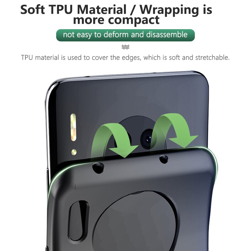 Battery Charger Case Voor Huawei Mate 30 Draagbare Power Bank Terug Clip Opladen Cover Voor Huawei Mate 30 Batterij Case 5200Mah