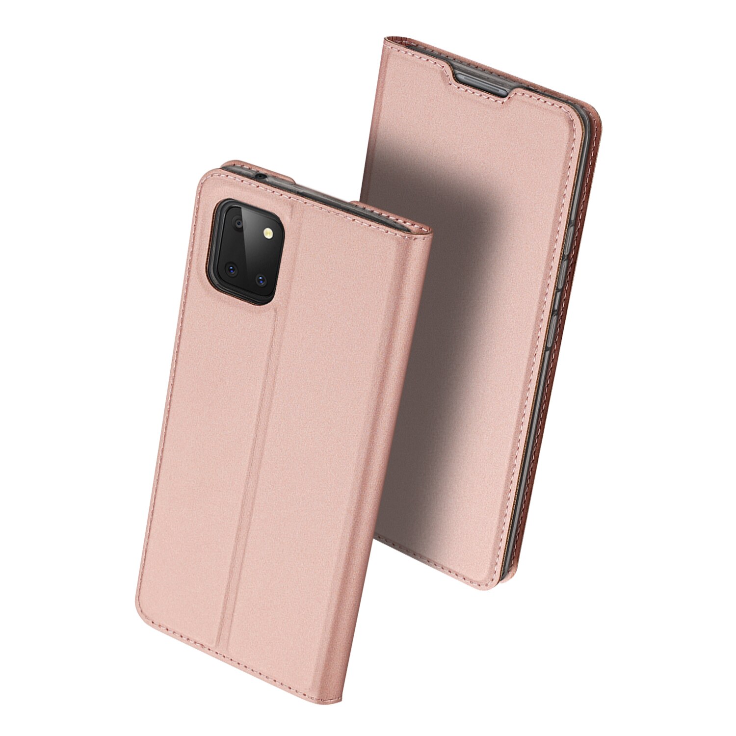 Luxury Flip PU Leather Wallet Book Cover For Samsung Galaxy Note 10 Lite Note10 Lite Case SM-N770F Phone Bags Case Coque Hoesjes: Rose Gold