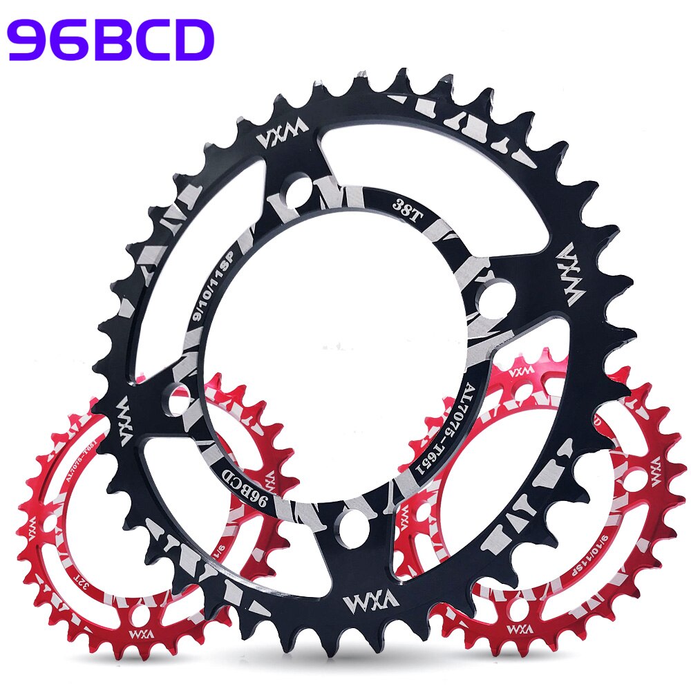 VXM Ronde 96BCD Kettingblad mtb 32T 34T 36T 38T crankstel tandplaat Onderdelen voor shimano m4000 deel van de Haomeng tandplaat