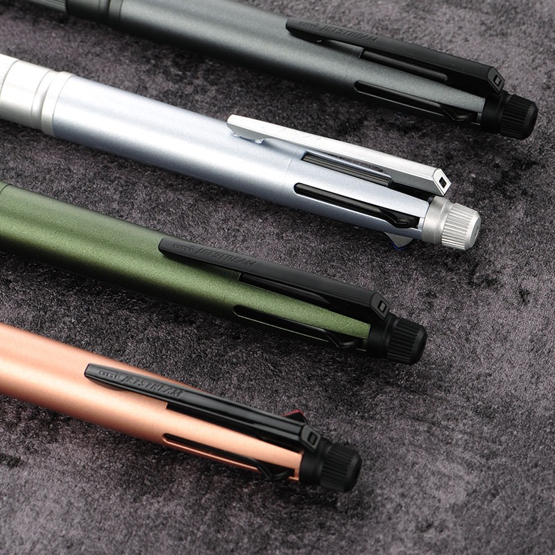 Uni Metal Multi-Function 5 in 1 Ballpoint Pen/Mechanical Pencil frosted paint jetstream low center of gravity Gel Pen Office