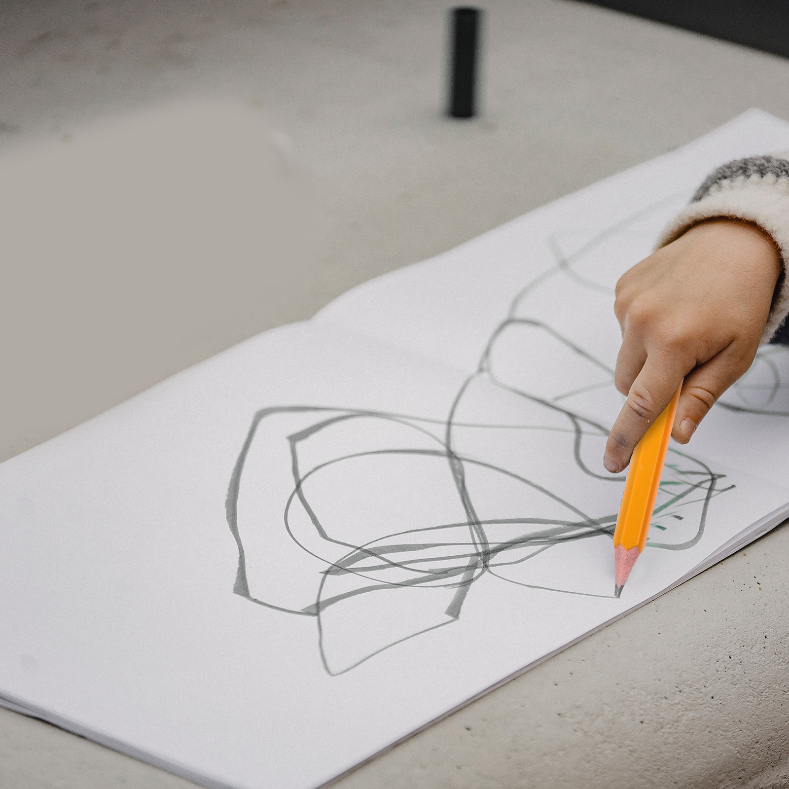 108Pcs Portable Kids Writing Pencils Plastic Pencils for Toddlers Writing Learning Pencils for Children