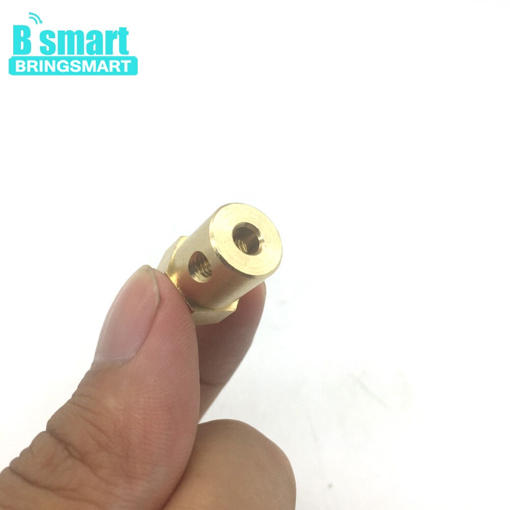 4mm 3mm 6mm 8mm Round / D Shape Shaft Diameter Gear Motor Shaft Coupling with Screw For DIY Toy Car Motor