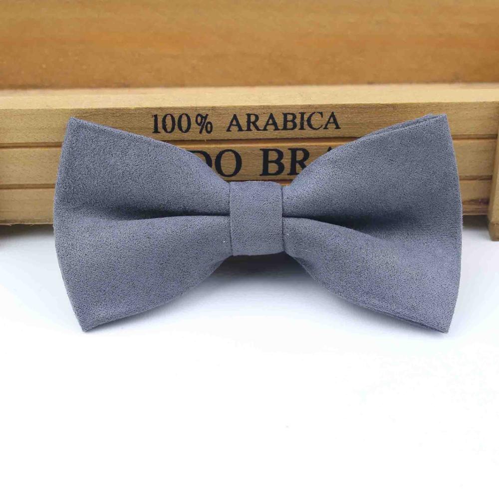 Nœuds en daim pour hommes, Micro, cuir de marié, Plaid souple, cravate souple, solide, papillon Gravata, nœuds de mariage: 10