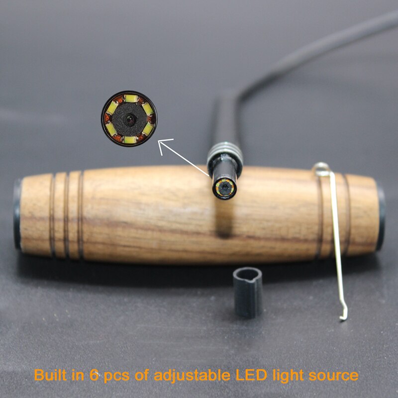 USB Ear Cleaning Endoscope Borescope 2 in1 USB HD Visual Ear Spoon 5.5mm Mini Camera Android PC Ear Pick Otoscope