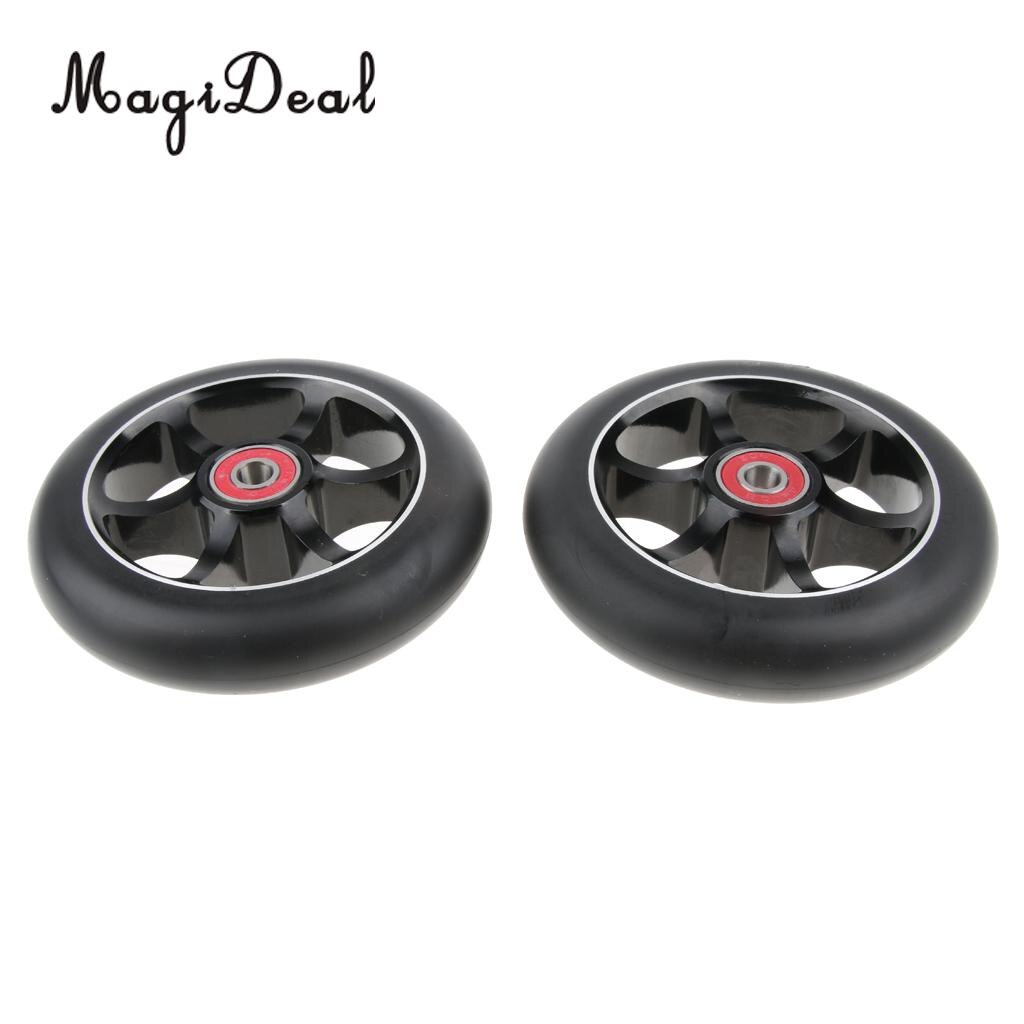 2-Pack 110mm Stunt Scooter Wheels With Standard Bearings