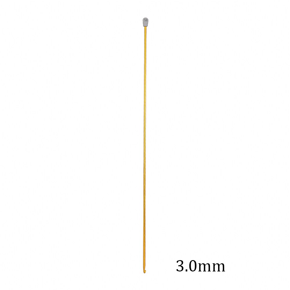 2.5-11mm 14 Size Tunisian Afghan Crochet Hooks Needle Multicolor Knitting Needles Hook Weaving Tool Long Sweater Sewing Needle: 3.0mm