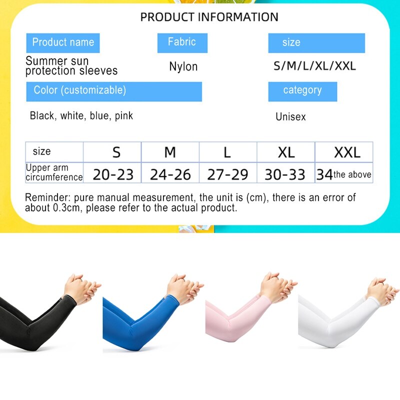 Outdoor Long Gloves Sun UV Protection Hand Protector Cover Arm Sleeves Ice Silk Sunscreen Sleeves Elasticity Arm Sleeves