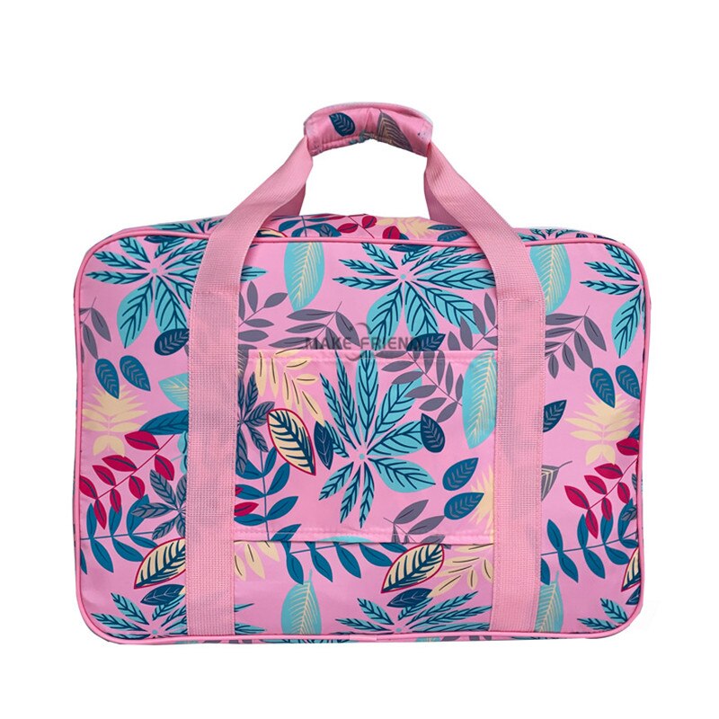 Bolsa de almacenamiento multifuncional para máquina de coser, organizador portátil de viaje para el hogar, accesorios para herramientas de costura, 46x23x32cm: pink