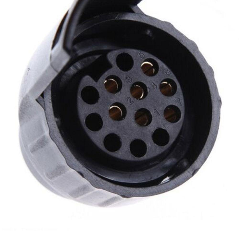 Durable 13 To 7 Pin Trailer Adapter Trailer Wiring Connector Socket Plug 12V Remolque Trailer Car Truck Caravan Accessories