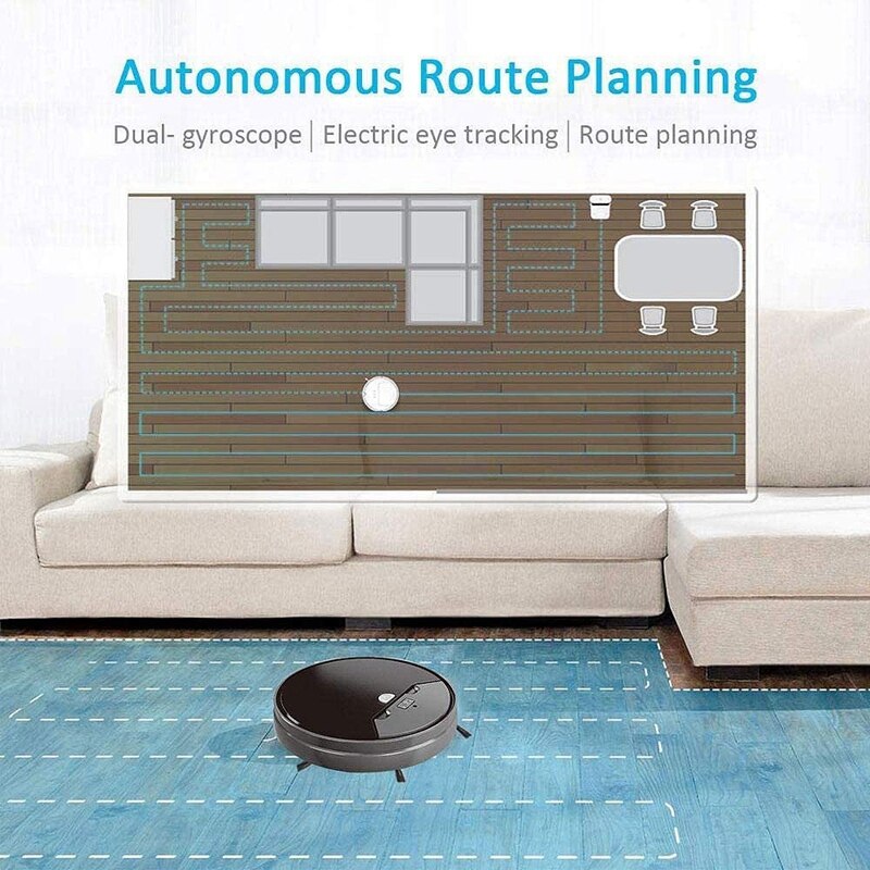 Intelligent Sweeping Robot Home Automatic Cleaning Machine for Home Automatic Cleaning(black)