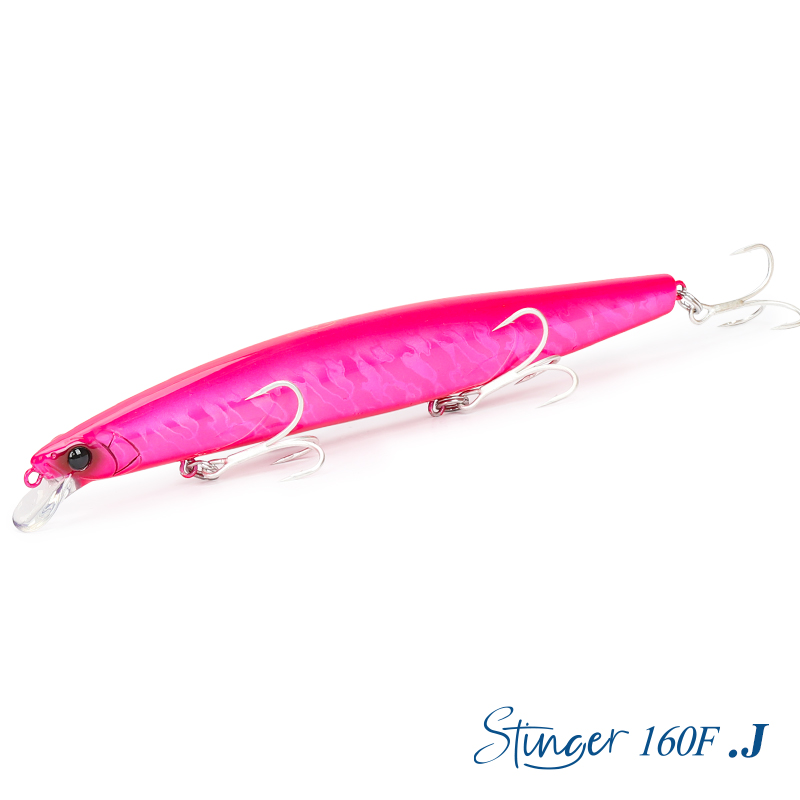 Tsurinoya 160F Drijvende Minnow Vissen Lokken Stinger 163Mm 31G Lange Casting Kunstmatige Zeebaars Saltwater Grote Harde Aas: Roze