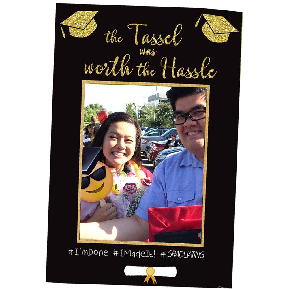 1Set Selfie Photo Prop Frame Prop 2022 Graduation Selfie Prop Photo Frame