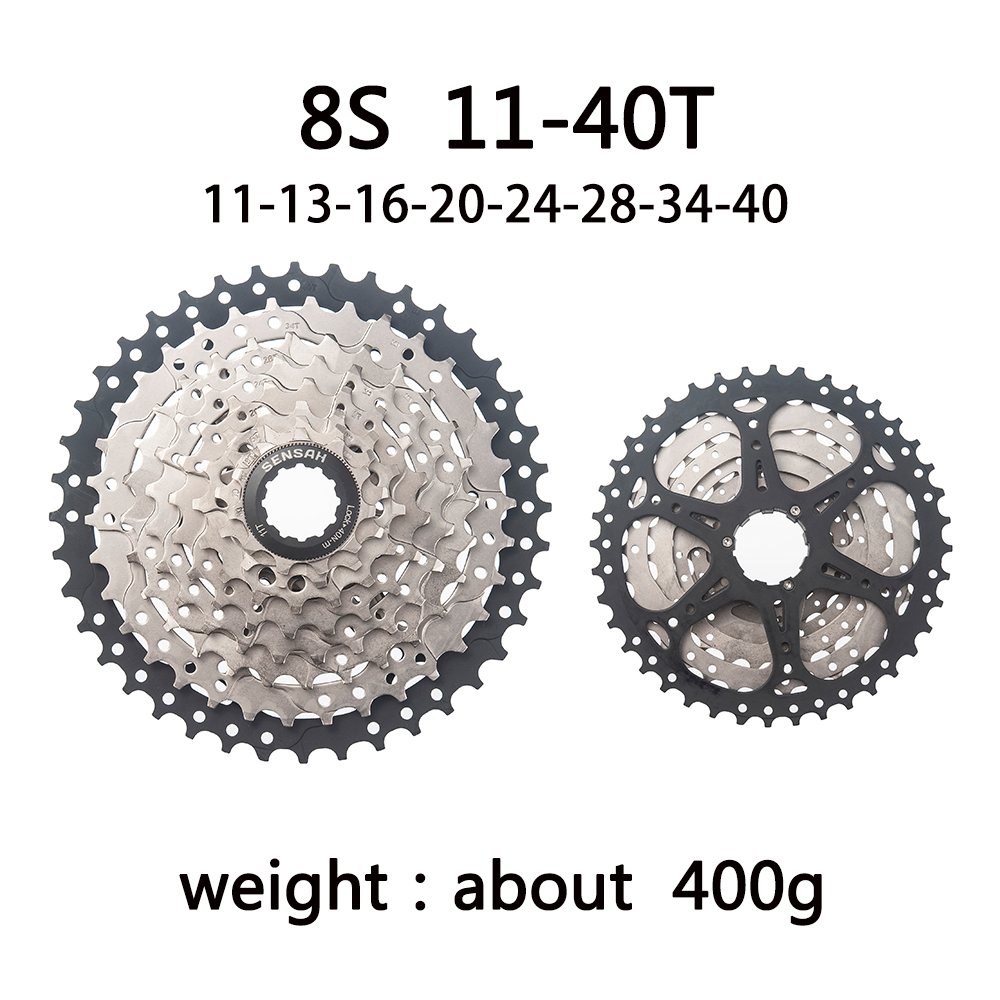 SENSAH Rower górski 8 9 10 11 12 Speed Velocidade Kaseta rowerowa MTB Freewheel Sprocket 40T 42T 46T 50T 52T dla HG HUB: WHITE
