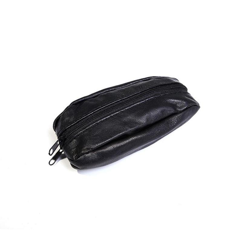 1pc 12x6cm Portable Black Coin Purse Ultra-light Women Multifunctional Bag Purse Key Leather Handbag For PU Mini Fash F3I7: Default Title