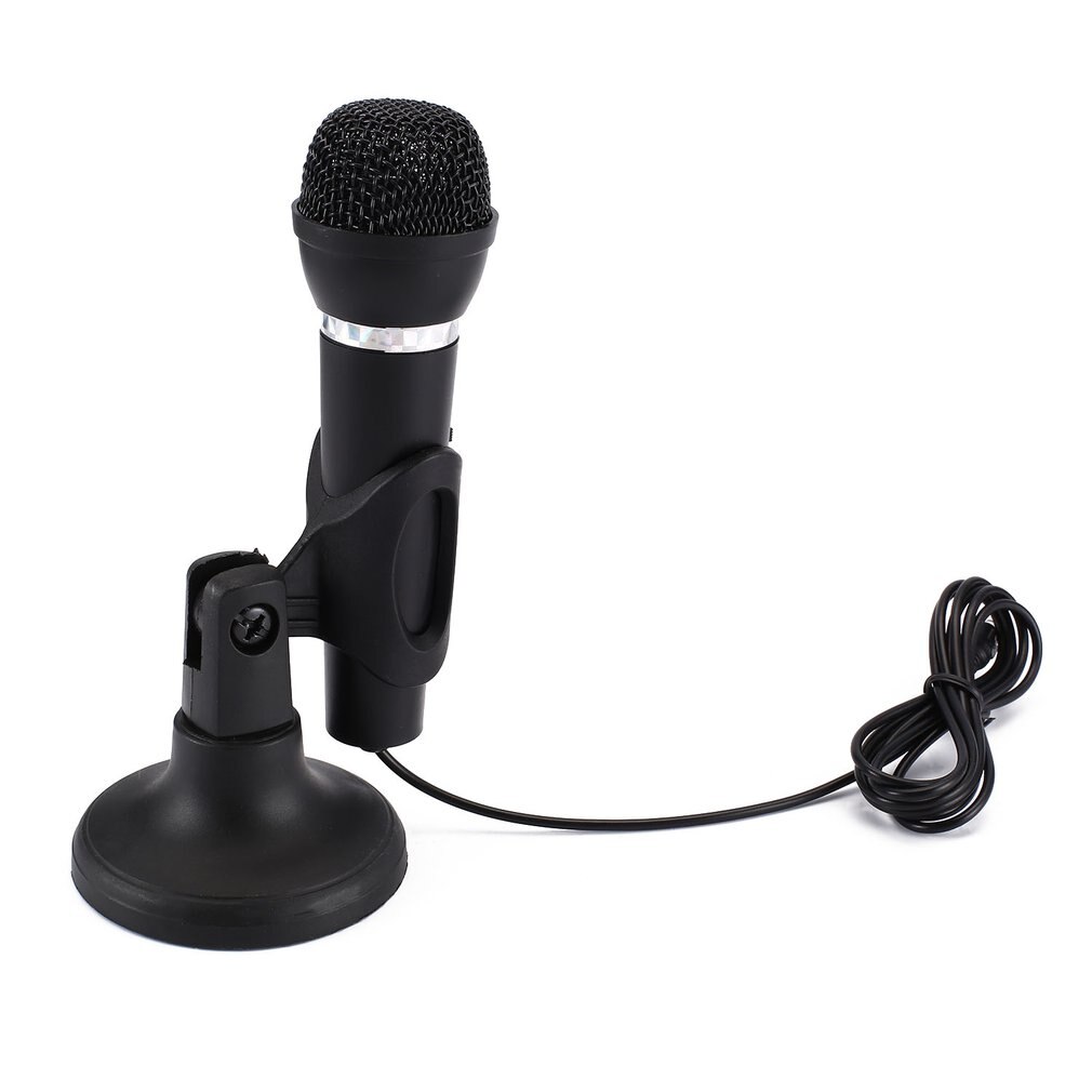 Microphone Computer Condenser Studio Mic 3.5mm socket &amp; Play for Desktop Laptop for Online Chatting Recording Gaming
