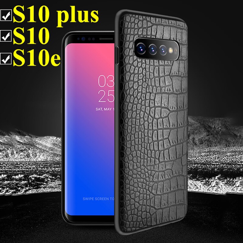Case on for Samsung Galaxy S10 plus S10e phone cover s10plus 10s s 10 e samsungs10 s-10 protective conque anti fall bumper shell