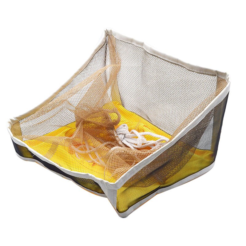 Beekeeper Tool Sting-Less Binding Square Folding Veil with Elastic Beekeeper Hat Square Folding Bee Hat And Veil