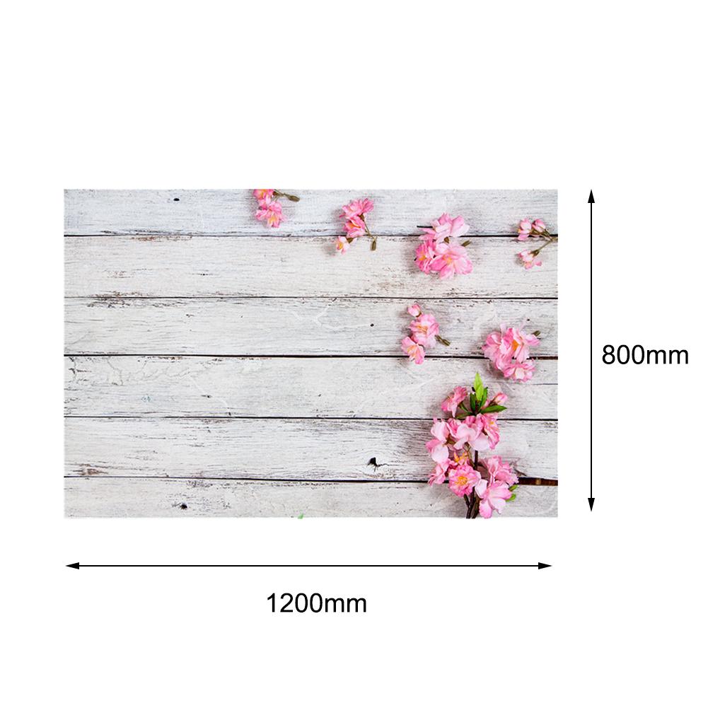 Art Cloth Photography Backdrops Vintage Wood Petal Photo Background Studio Video Festival Photography Studio Supply: 0.8x1.2m B