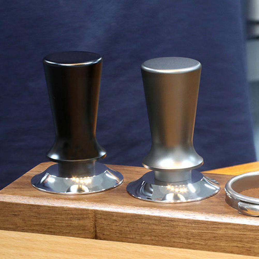 51/53/58mm Adjustable Depth Coffee Tamper Calibrated Tamper Steel Distributor Espresso Barista Pressure Steady Tools A0Z7