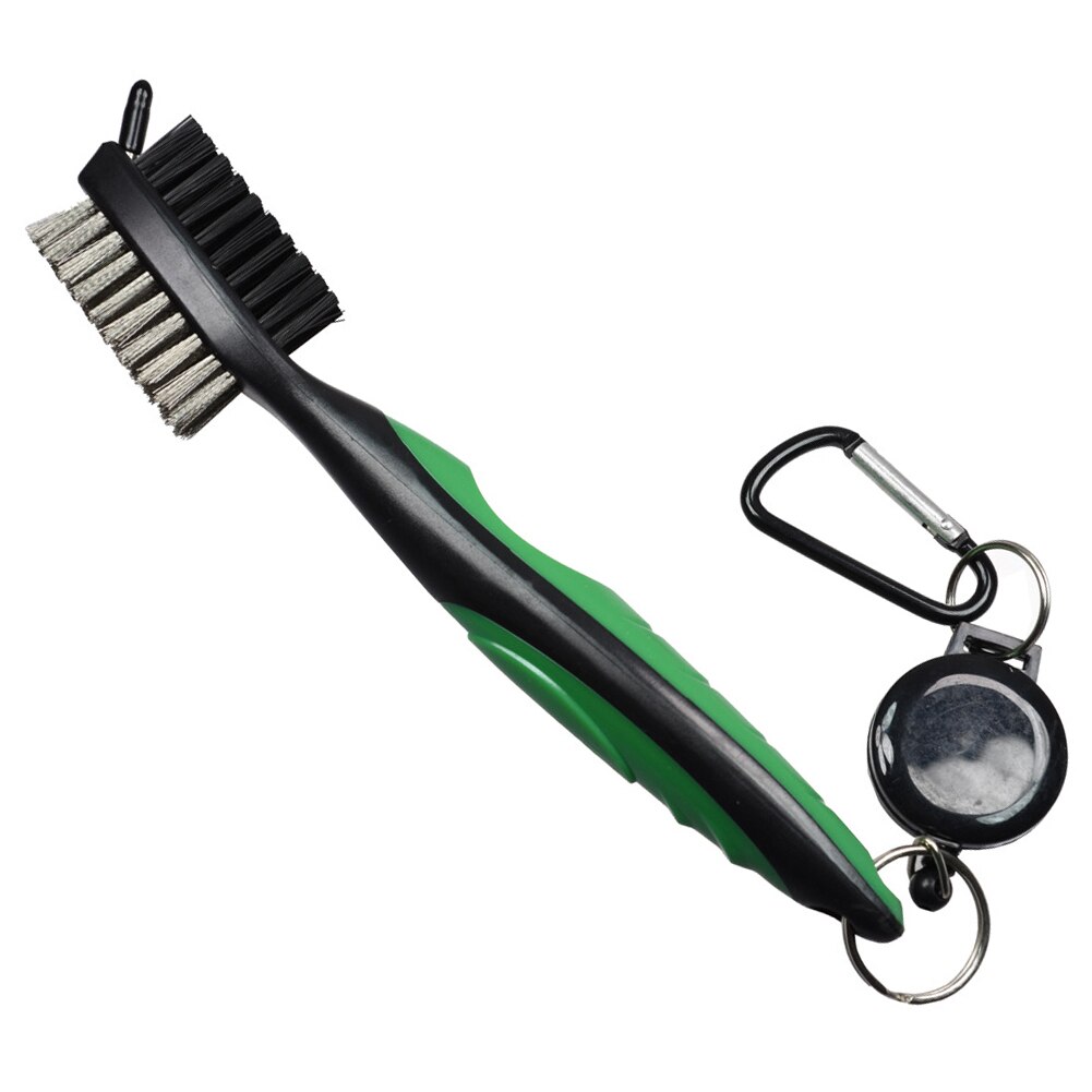 Golf Club Brush Golf Groove Reinigingsborstel 2 Zijdig Golf Putter Wedge Bal Groove Cleaner Kit Schoonmaken Tool Golf Accessoires: Green