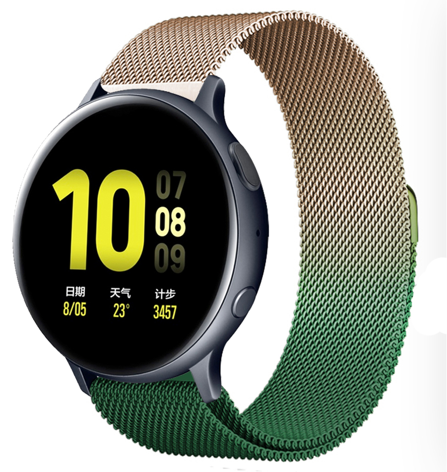 Correa de bucle milanés para garmin vivoactive 5 Denver sw360 DW reemplazo 20mm 22mm pulsera correa de reloj Amazfit MOTO Universal