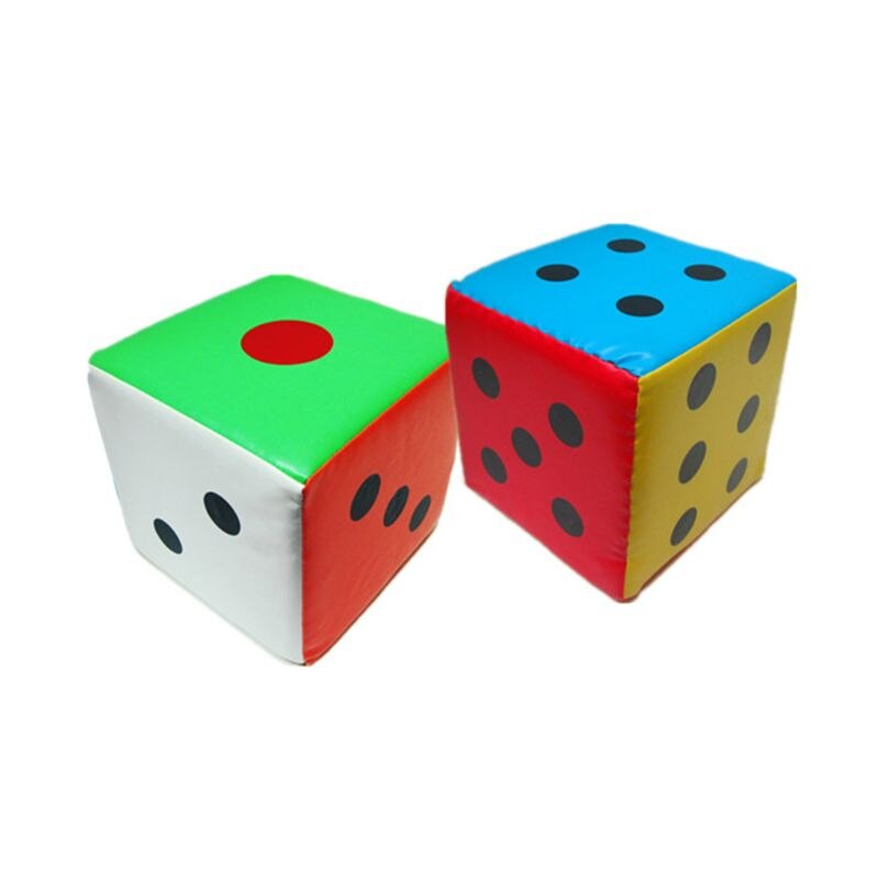 20/12cm Super Large Dice Colorful Six Sided Sponge Party Game Props Teaching Aid