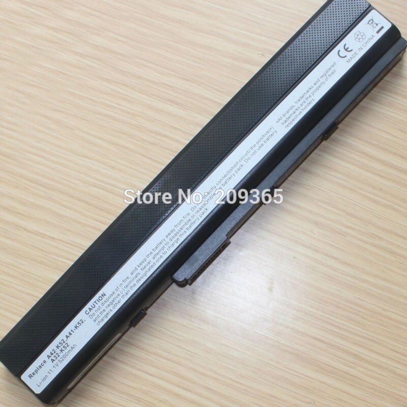Laptop Battery for ASUS Pro5IJK Pro5ij Pro67 Pro8C X52 X52D X52DE X52DR X52J X52JB X52JC X52JE X52JG X52J X42 X42D X42DE A32-K52