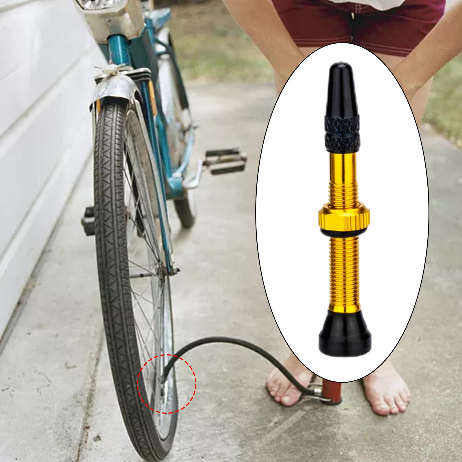 Tubeless Presta Valve Stem, Durable Super Light Alloy Presta Valve Stem for