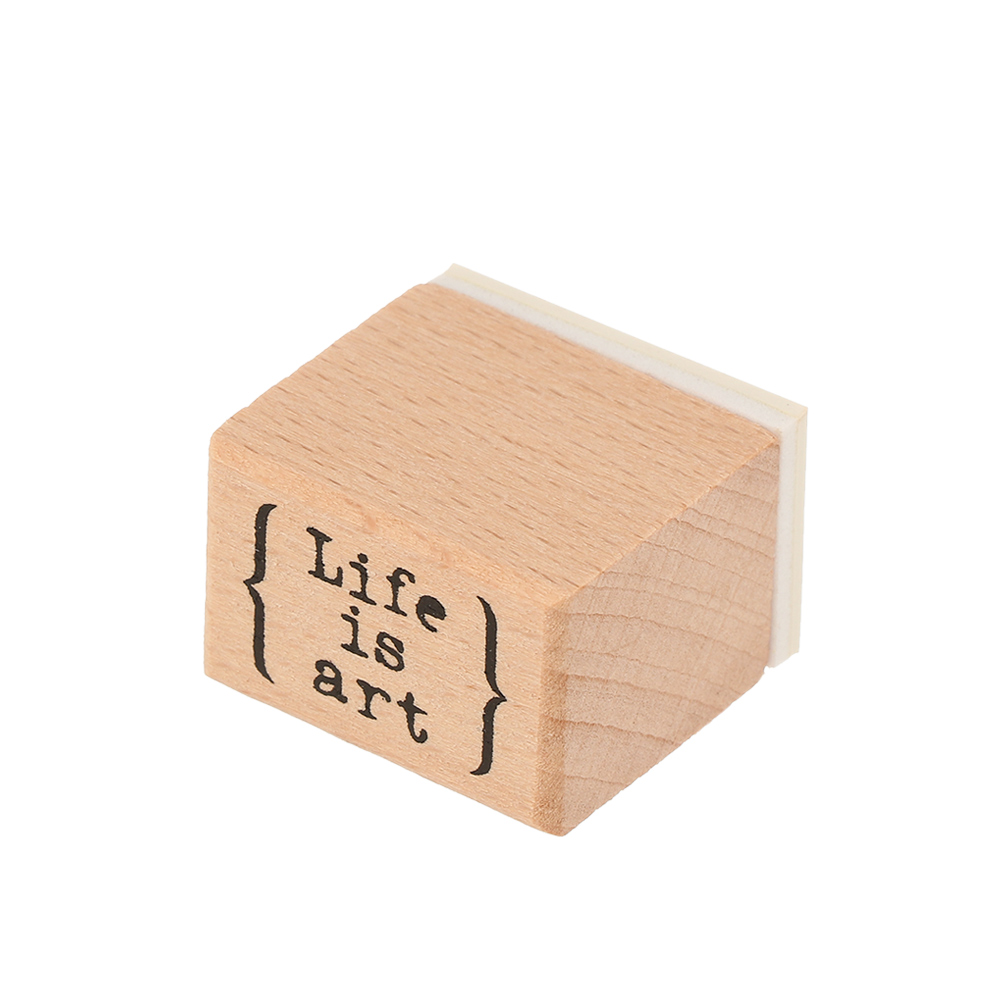 Thank You/For You Blessing Greeting Words Wood Rubber Stamp DIY Scrapbook Cards Daily Planner Decor Handmade Letter Stamp: H