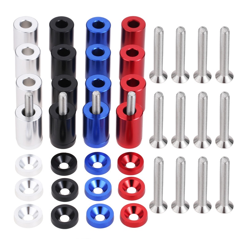 Hood Risers Kit 4pcs Universal Racing Aluminum 1
