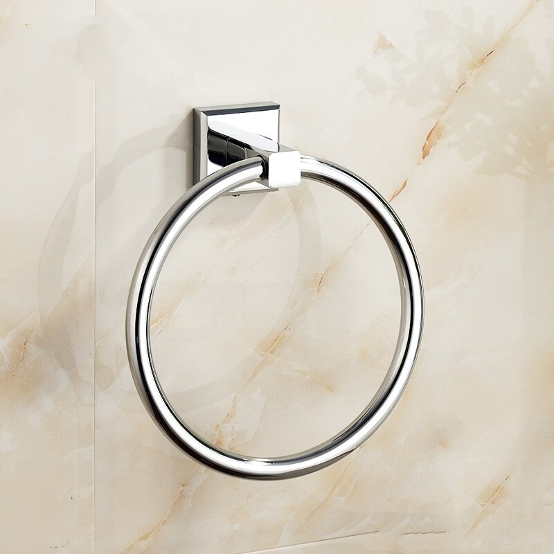 Handdoekenrek Ring Gratis Geperforeerde Ring Handdoek Handdoek Nordic Creatieve Golden Badkamer Handdoek Ring Ring Gold Dyuihr: S006