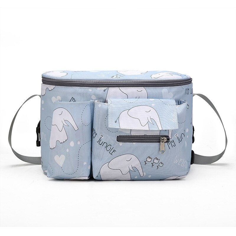 Baby Producten Opbergtas Kinderwagen Fietstas Multi-Functionele Mummie Zak Wandelwagen Fietstas Waterdicht Mother 'S Tas: Lucky Baby Elephant
