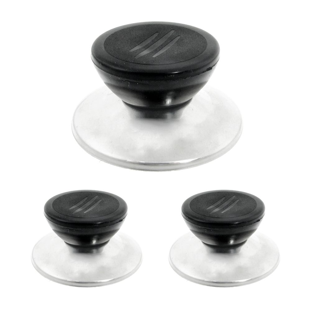 3Pcs/Set Lid For Cookware Pot Saucepan Kettle Lid Cookware Saucepan Kettle Lid Replacement Knobs Cover Holding Handles Pan Part