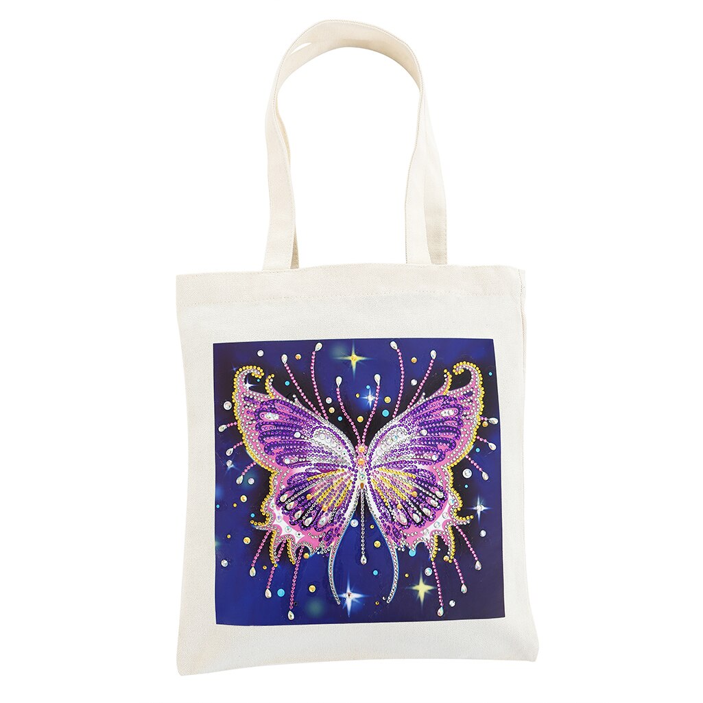 Diamant Schilderen Tote Bag Herbruikbare Duurzaam Diy Diamant Art Handtas Opvouwbare Opbergtas Kruissteek Borduren Kit Art Craft: 1PCS-J