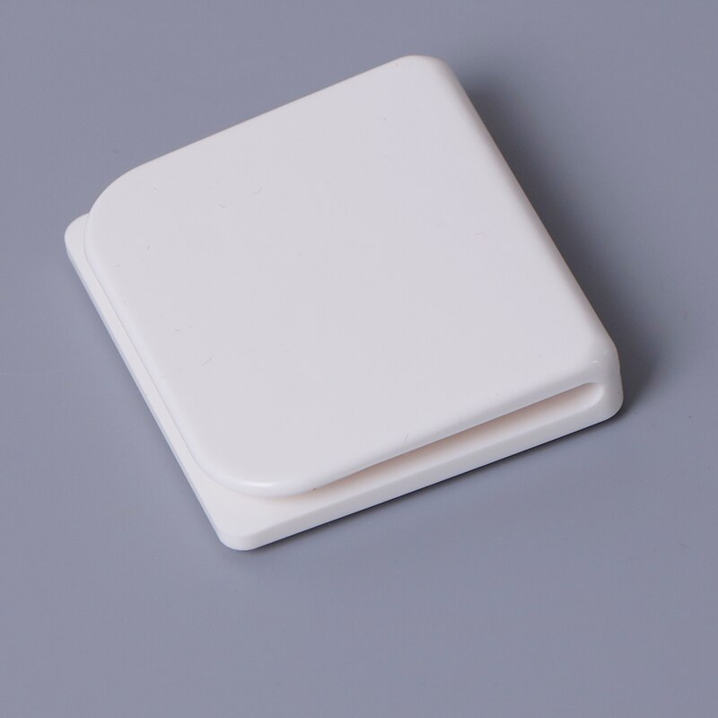 2 stuks witte zelfklevende douchegordijnklemmen met u-vorm, vaste clip voor huishoudelijk gebruik in de badkamer