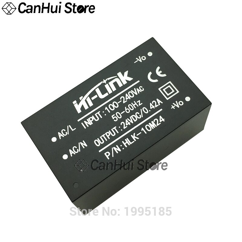 HLK-10M05 10M03/09/12/15/24 AC-DC 220V to 3.3V/5V/9V/12V/15V/24V Intelligent Household Mini Isolation Switch Power Supply Module
