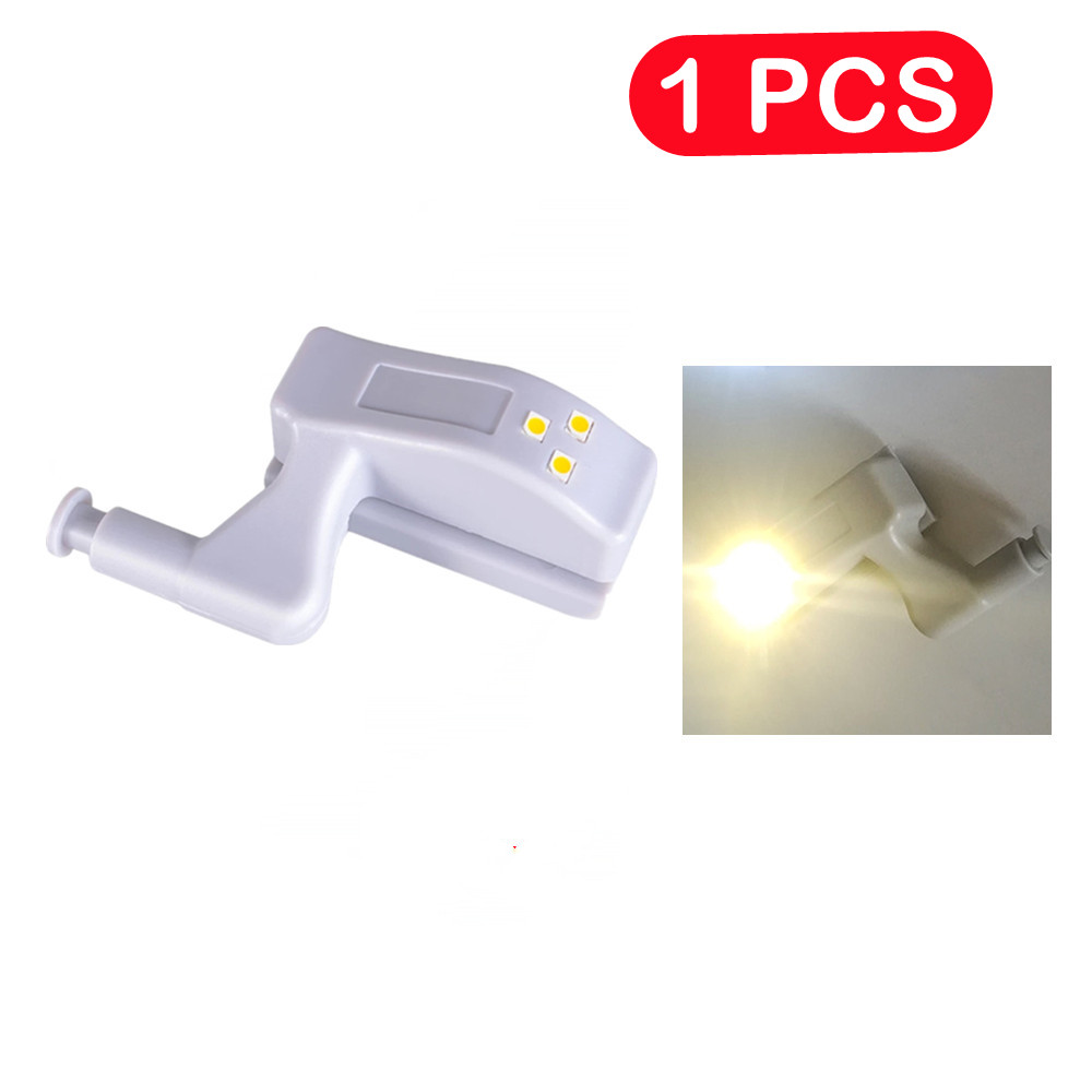 3/ st led-lampa under skåp, universal, garderobslampa, sensor, led, armario, innergångjärnslampa för skåp, garderob, kök: Varmt ljus