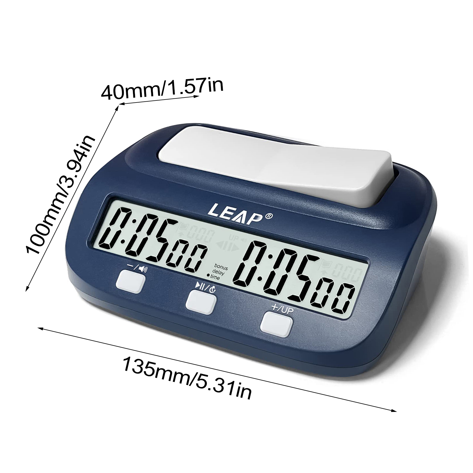 LEAP Chess Clock Digital Chess Timer Chess Clock Timer with Time Bonus Delay and Alarm Features for I-GO