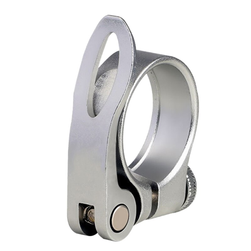 Bicycle Seatpost Clamps Quick Release 31.8mm Alloy Mountain Road Bike Seat Clamp: S