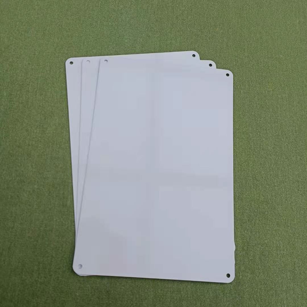 Lot de 10 plaques en Aluminium pour impression par Sublimation, métal blanc pur, taille 20cm x 30cm, nouveauté,