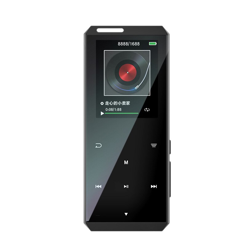 Bluetooth Lernen Englisch Sport Presse Spieler MP4 Musik Medien Spieler 1,8 Zoll Tragbare Mini FM Radio: Ursprünglich Titel