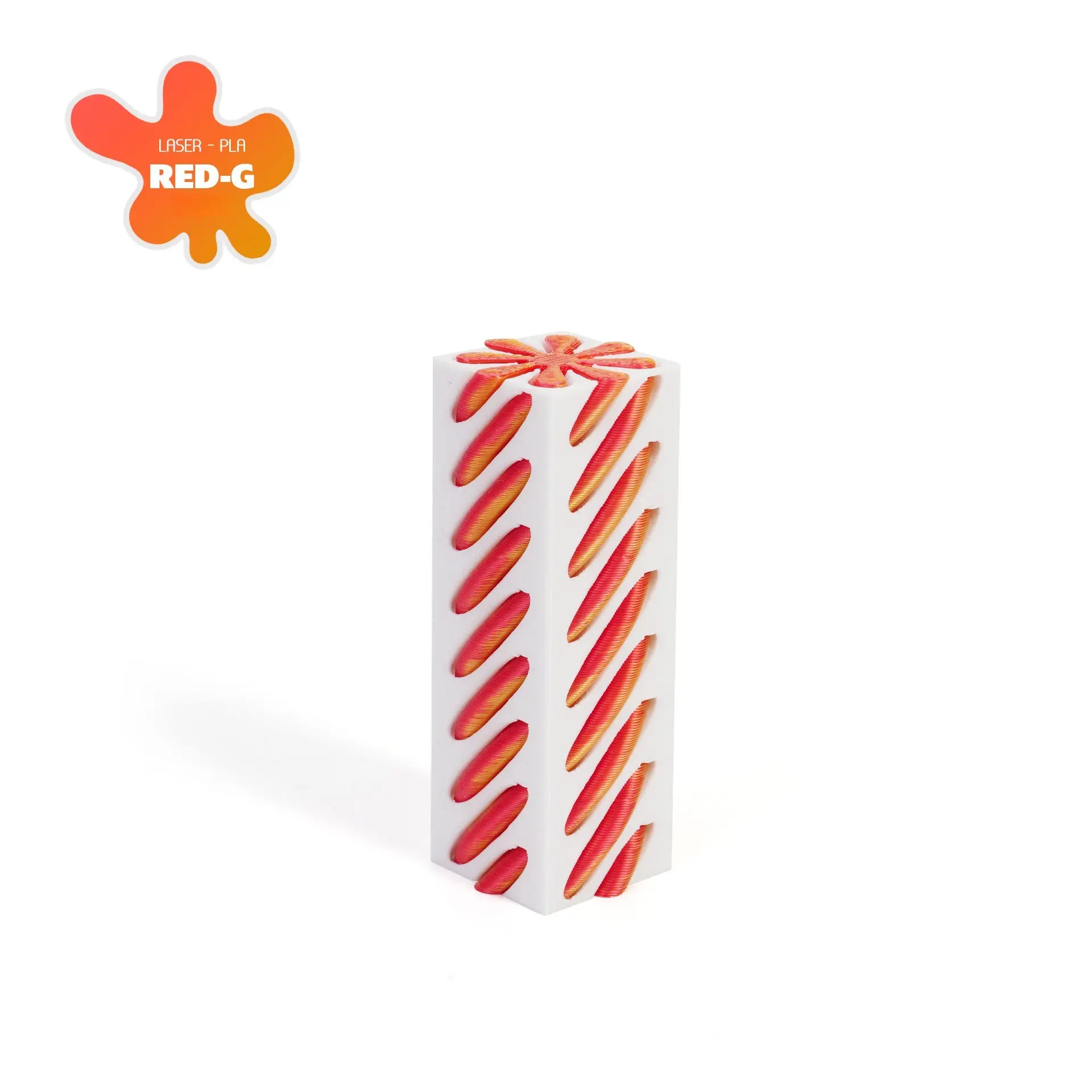 3D Printed Pyramid Impossible Pass-through Sculpture Square Pillar Helix Screw Fidget Toy Spiral Cone Decompression Ornament