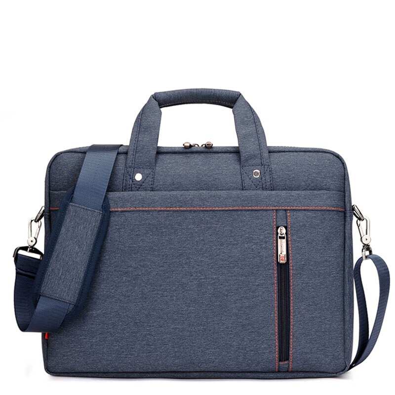 Laptop tas 15.6 inch schoudertas Handtas voor mannen vrouwen aktetas Informatie tas computer handtas Messenger Tassen waterdicht: blue / 12 inch