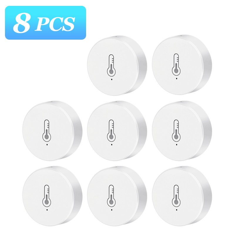 Tuya ZigBee Smart Temperature And Humidity Sensor Battery Powered Smart Home Gadgets With APP Tuya/Smart Life Alexa, Google Home