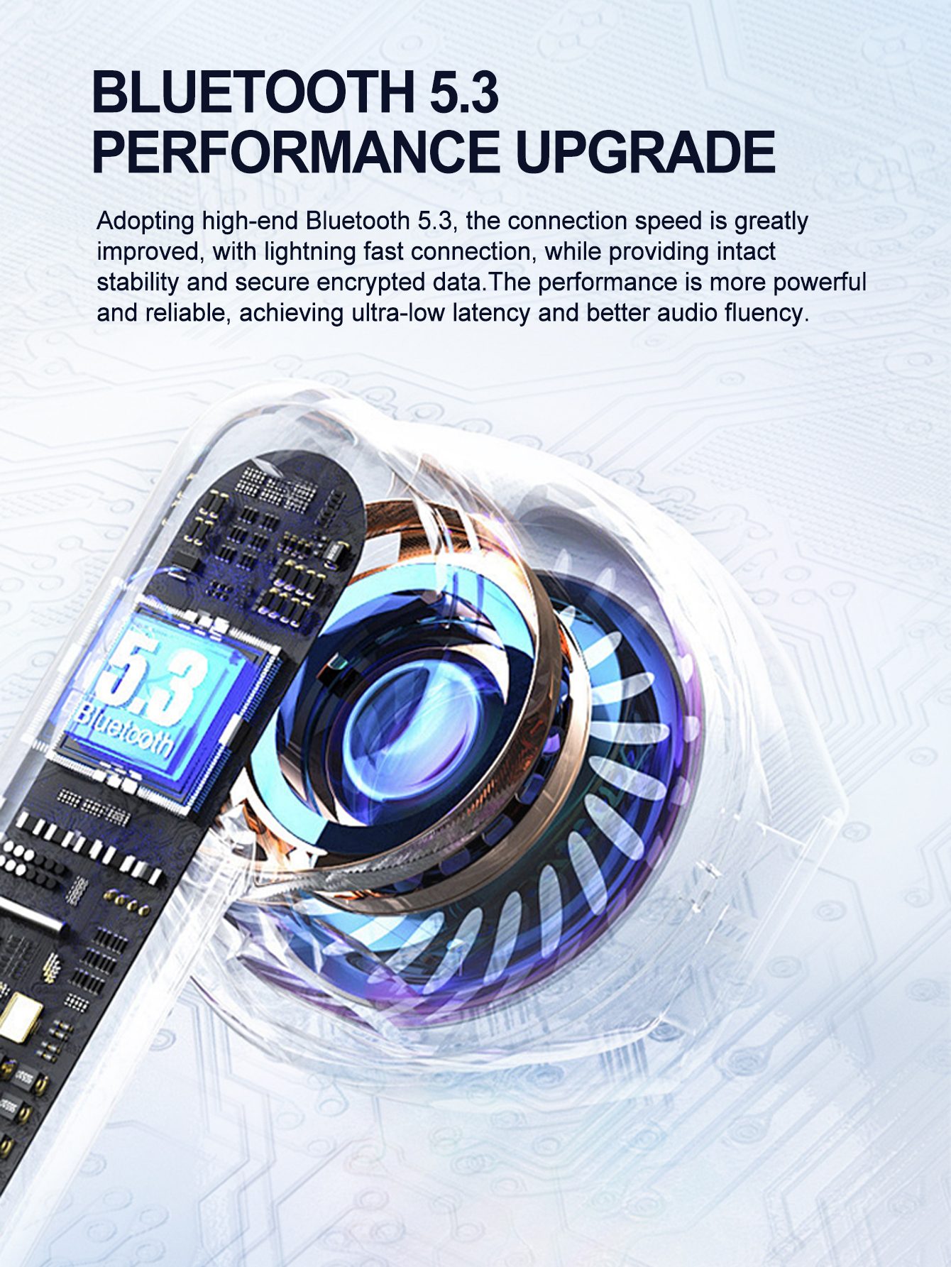 Model Wireless Bluetooth Noise-Canceling Headphones, In-Ear Wireless Music and Gaming Headphones