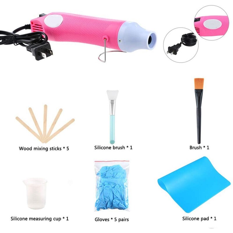 20Pcs Bubble Buster Tool for Making Epoxy Glitter Tumblers Remover Tool with Brushes Measuring Cup Mixing Sticks and Gloves for