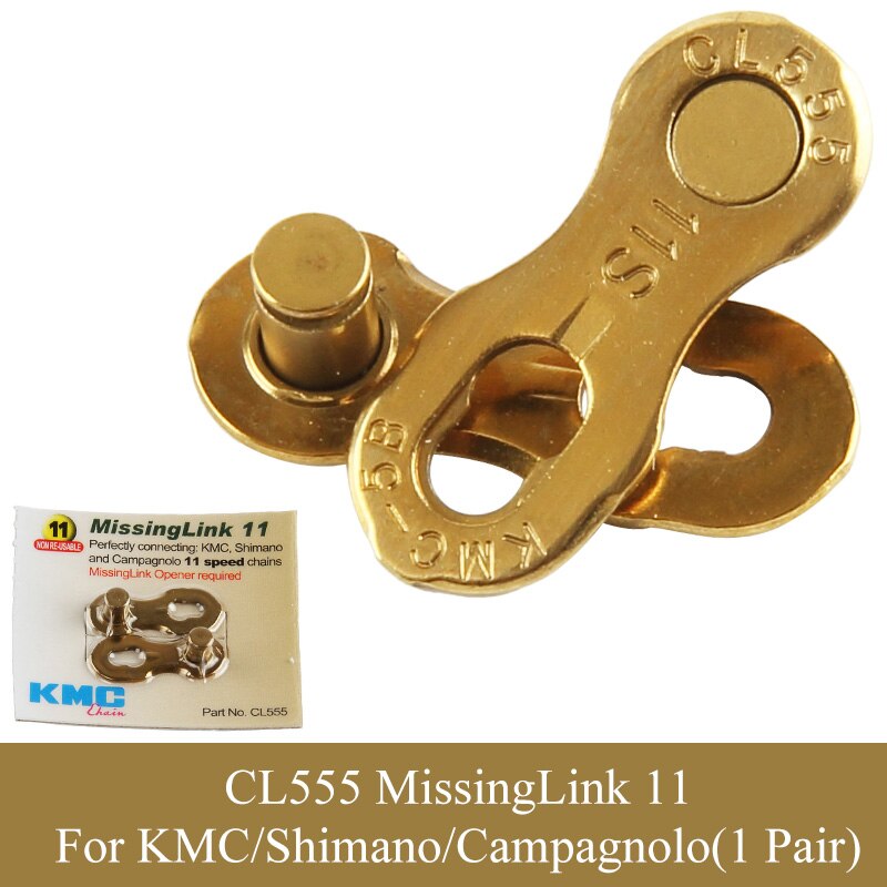 KMC Original Fahrrad Ketten 6/7/8/9/10/11 Geschwindigkeit Mountainbike Fehlende Link kette Für KMC Shimano Titan Gold Silber Farbe