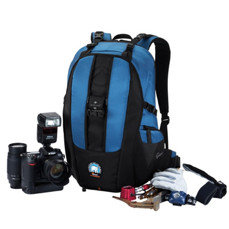 Lowepro Primus Aw Camera Back Pack Digital SLR Camera Outdoor photography backpack DSLR SLR Digital Camera Bag: Blue