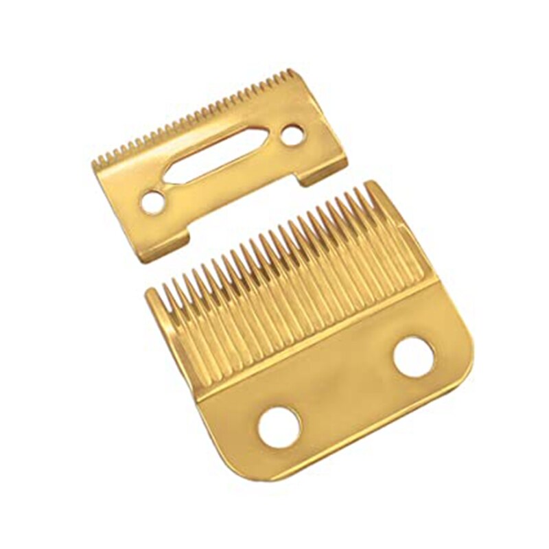 4 Stuks Voor Wahl Magic Clip Cord &amp; Draadloze Vervanging Mes + Mes (Staal Blade)-Goud &amp; Zilver
