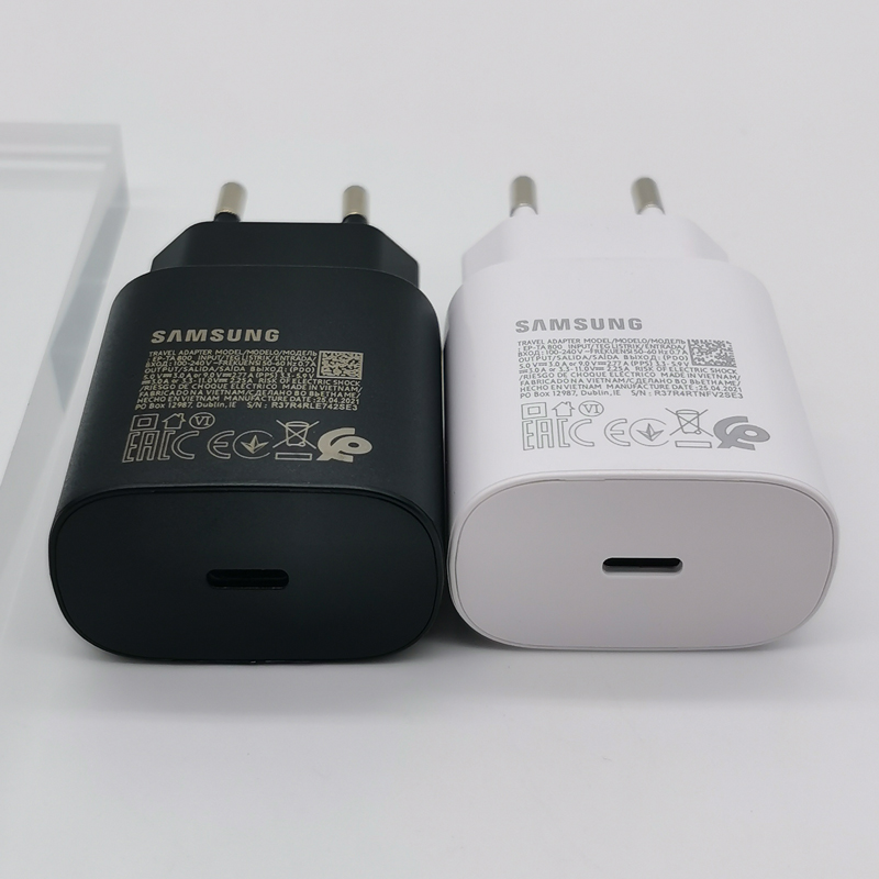 Samsung M55 M54 F55 A36 A16 5G 25w Caricatore Adattatore di ricarica super veloce per galassia S25 S24 S23 S22 S21 S20 Nota20 ultra Nota10 più